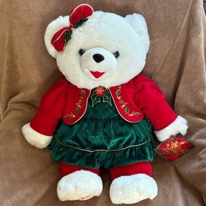 NWT Dan Dee Snowflake 2001 Girl Bear